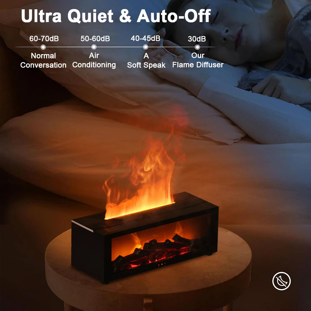 Transform Your Space with the LED Flame Aroma Humidifier – Ultimate Relaxation & Fragrance Diffuser